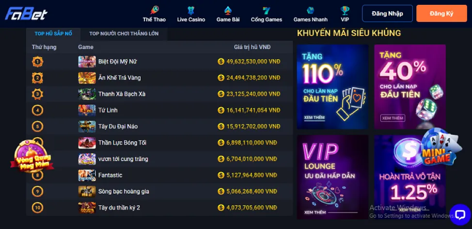 Casino trực tuyến 8xbet